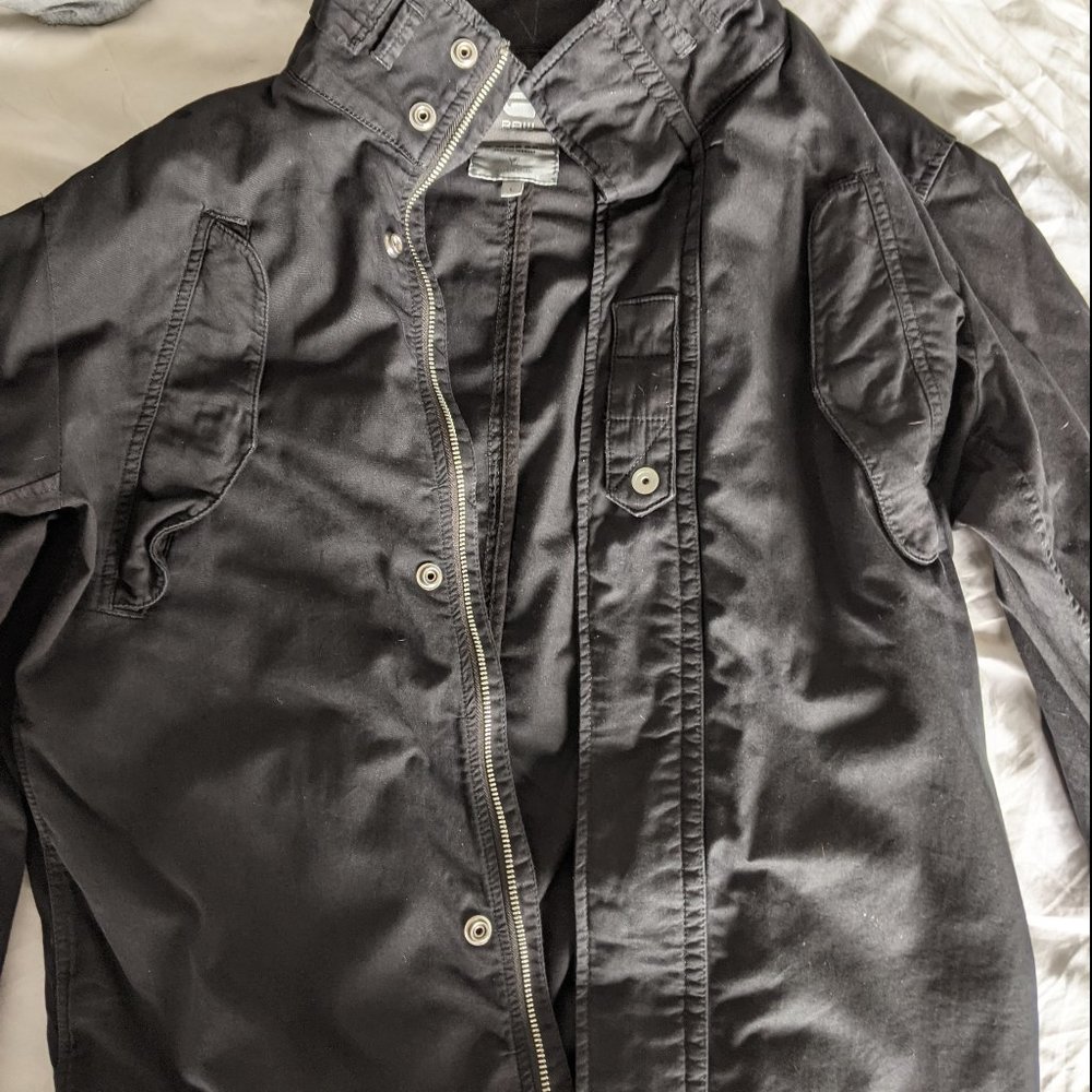 GStar Raw Black light denim mix jacket